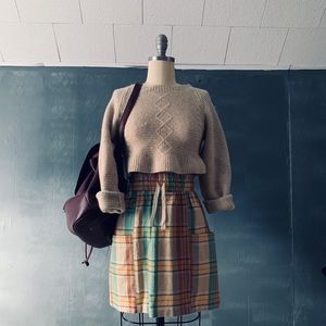 Jill Stuart Beige cropped sweater